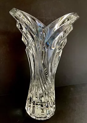 Mikasa Clear Spring Flare Vase 8  Art Deco Style • $20