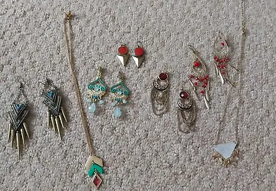 1990s Bundle Of Costume Jewellery Earrings & 2 Pendants Accessorize • £7.99