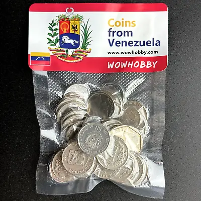 Venezuelan Coin Collection Lot 45 Random Coins From Venezuela Coin Collecting • $24.99
