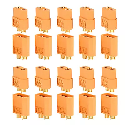 20pcs T60 Male&Female Connectors Plug For FPV RC Drone Multirotor Racing Battery • $6.99