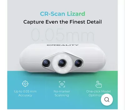 Creality CR Scan Lizard 3D Scanner Kit Portable Desktop Multi Mode Turntable -CP • £180