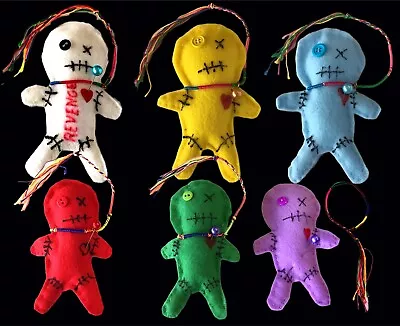 Voodoo Doll With Pin & Bracelet- Cast Spells - LOVE~ GOOD LUCK~REVENGE~GET EVEN! • $12