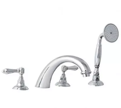 Nicolazzi ADORE HOB BATH SET WITH HANDSHOWER Pin Lever Handle CHROME • $2288.95