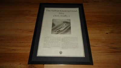 £40 • Buy THE VELVET UNDERGROUND-framed Original Poster Sized Advert