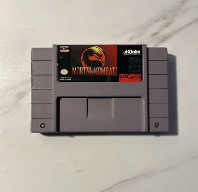 Mortal Kombat Super Nintendo SNES Original Authentic See Pictures Fast Free Ship • $14.99