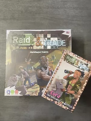 RAID & TRADE Board Game + CORA THE SPECIALIST Expansion LOT - Mage Company 2016 • $29.99