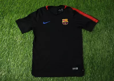 Barcelona Barca 2017/2018 Football Shirt Jersey Training Nike Original Young L • $4.24