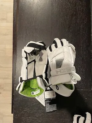 Maverik M5 Lacrosse Gloves 13  (Large) White | New With Tags • $89.99