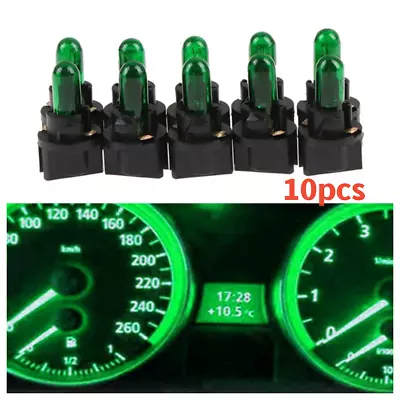 Car Dashboard Instrument Interior Light Bulb Accessories 10 Pcs T5 SMD LED 12V • $11.38