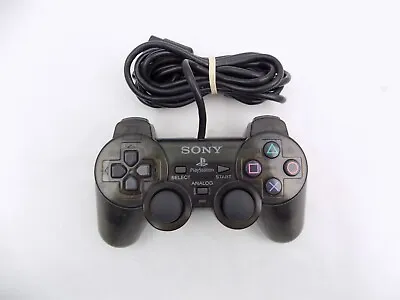 Like New Playstation 2 Ps2 Dualshock 2 Smoke Black Wired Controller - Tested... • $69.90