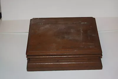 $39.95 • Buy Antique Wooden Jewelry Dresser Casket Box Hinged