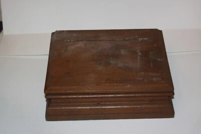 $39.95 • Buy Antique Wooden Jewelry Dresser Casket Box Hinged