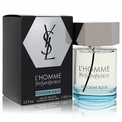 L'homme Cologne Bleue By Yves Saint Laurent Eau De Toilette Spray 3.4 Oz Men • $83.80