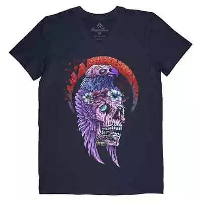 Eagle Skull T-Shirt Horror Art Rose Flower Gothic Dark Grim Reaper Skeleton P244 • £13.99
