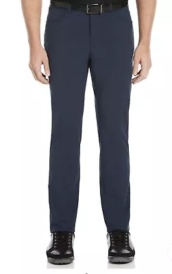 PGA Tour Men's Size 40x30 NWT Flat Front Golf Pants 4-way Stretch. Navy Blue • $21.99