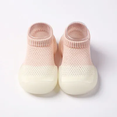 18-24 Months Newborn Indoor Baby Shoes Toddler Cotton Soft Non-Slip Sandals UK • £3.99