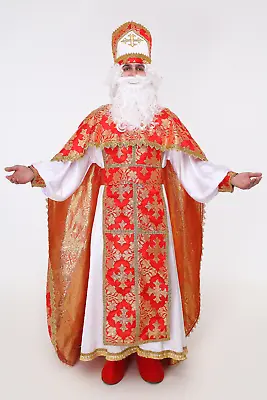 Saint Nicholas Costume Handmade High-quality Catholic Christmas Suit Red Set • $189