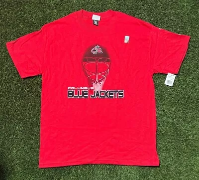 Colombus Blue Jackets NHL Ice Hockey Vtg Sports T Shirt XL • $2.99