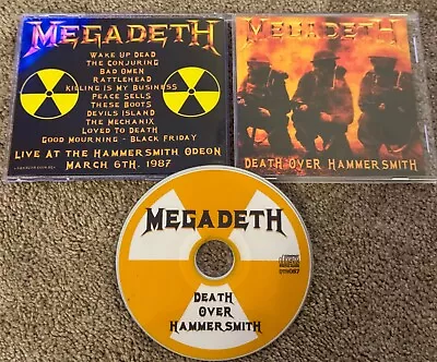 Megadeth “death Over Hammersmith” Cd • $10