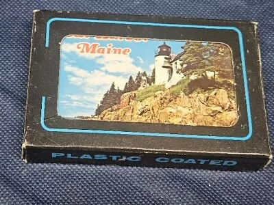 Vintage Collector's State Of Maine Collector's Souvenir Deck Of Playing Cards  • $8.99