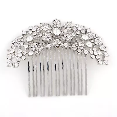 Vintage Hair Comb Bridal Wedding Crystal Rhinestone Hair Accessories Ha0503201 • $9.69