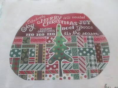 Christmas Purse-mindy-handpainted Needlepoint Canvas-stitch Guide • $110.30