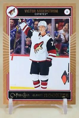 2020-21 Upper Deck Series 2 Victor Soderstrom Glossy Rookies #R-18 Copper • $2.99