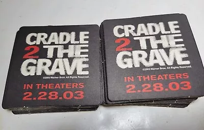 2003 CRADLE 2 THE GRAVE - DMX & JET LI - Movie Promo Drink Coasters (33 Pcs) • $34.89