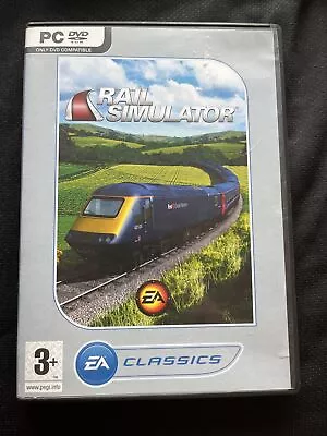 Rail Simulator - 2007 Train Railway Railroad Pc Game - Complete With Manual • £1