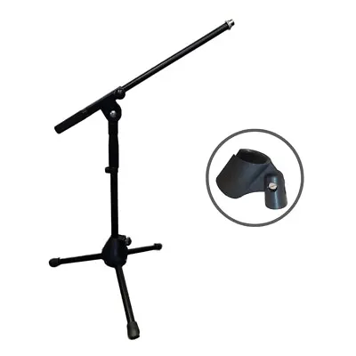 Thor MS004 Short Tripod Microphone Stand Black Adjustable Musician Drum Guitar • £17.99