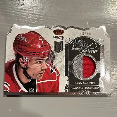 2013-14 Crown Royale Heirs To The Throne GU 2 Color Patch RC Ryan Murphy /50 • $0.99