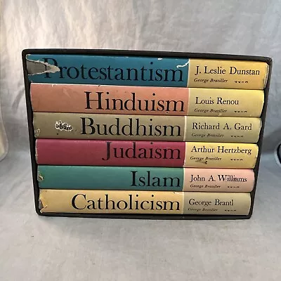 Great Religions Of Modern Man 6 Set Buddhism Islam Hinduism 1961 IOB • $27.99