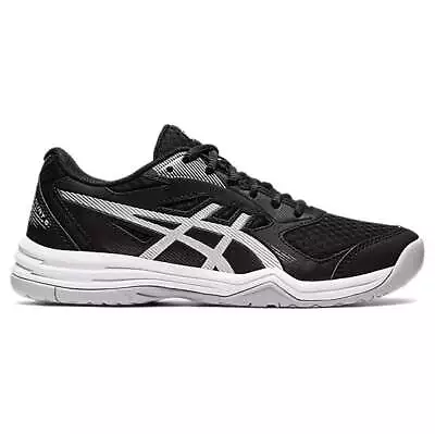 Asics Gel Upcourt 5 Women's Indoor Court Shoe (Black/Pure Silver) - Auth Dealer • $69.95