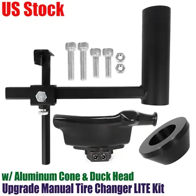 Manual Tire Changer LITE (& Aluminum Cone) Upgrade Attachment Duck Head Mount US • $129.99
