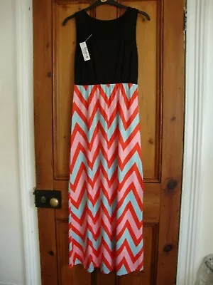 Jojo Tkiames.  Bnwt Multi Print Stretch Maxi Dress. Size Small • £7.99