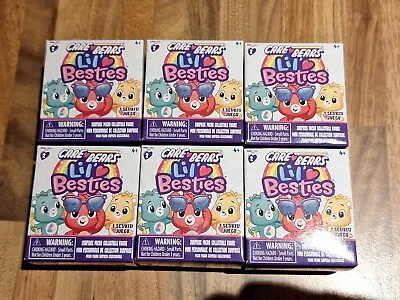 6 New Care Bears Lil Besties Micro Figure Surprise Figure Assortment Styles  • £14