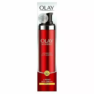£10.99 • Buy 50ml OLAY REGENERIST ADVANCED ANTI-AGEING 3 POINT AGE DEFYING CREAM SEALED SPF30