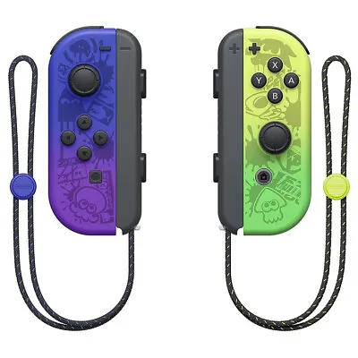 🔥Official Nintendo Switch OLED SPLATOON 3 Special Edition Joy-Cons W/ Straps • $89.98