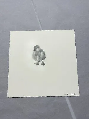 Charming Baker 1 Of 1 Original Duckling Drawing Unique 2017 • £600