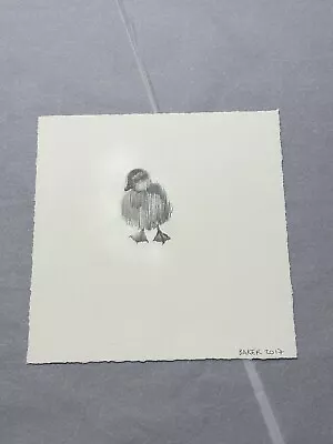 Charming Baker 1 Of 1 Original Duckling Drawing Unique 2017 • £600