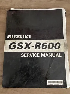 $30 • Buy Suzuki GSX-R600 --Shop Service Repair Manual---Paperback