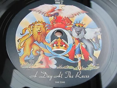 Queen  A DAY AT THE RACES 1976 UK LP 1st Press INCREDIBLE MINT MINUS AUDIO HEAR • £19