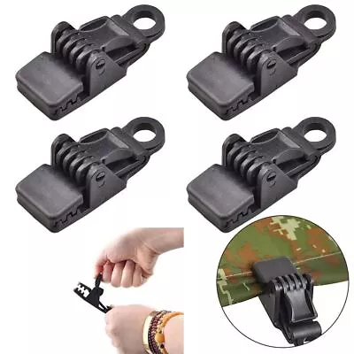 Anchor Tent Hike Parts Trap Jaw Grip Tarp Clip Tighten Tool Awning Canopy Clamp • $11.59