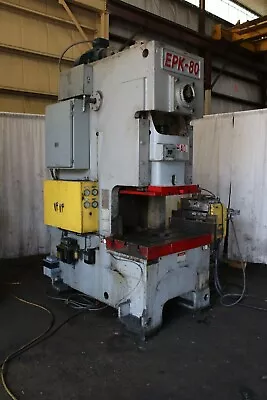 80 Ton Han Oul Model Hncp-80 Gap Frame Press Coe Servo Feeder: Yoder # 70509 • $24500