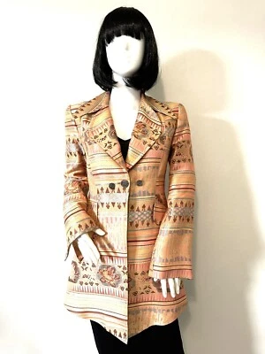 £60 • Buy 90s Vintage Christian Lacroix Bazar Blazer Size EU 38