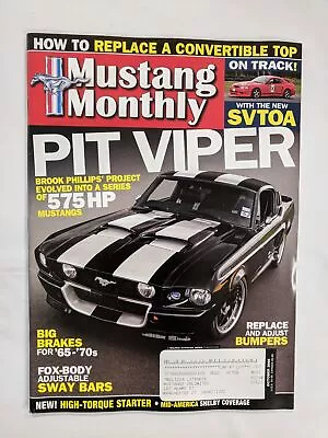 Mustang Monthly Magazine October 2008 Pit Viper-M289 • $10.99