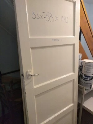 2 Solid Wood Internal Doors Used • £0.99