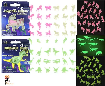 GLOW IN THE DARK STICKERS Ceiling Wall Kids Room Decor Birthday Xmas Bag Filler  • $3.81