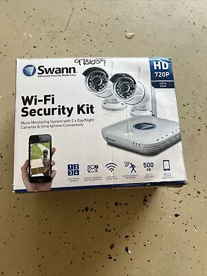 Swann Wi-Fi Home Security (2 Camera's + NVR) SWNVK-460KH2 (Box Kit).. • $100