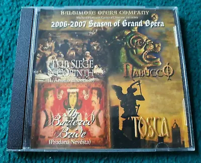 Baltimore Opera Company Tosca Nabucco CD 2006-2007 Season Of Grand Opera   • $2.99